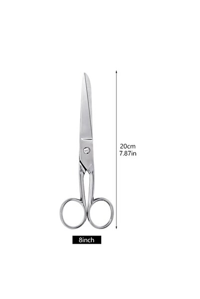 Choice3 symmetrical-20cm SHWAKK Durable Silver Embroidery Tailor Scissors Sew...
