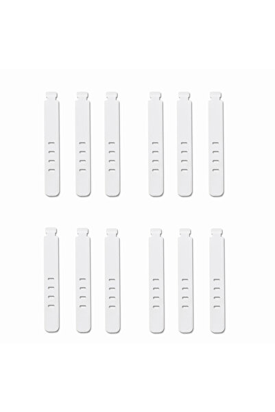 Choice أبيض - 12 قطعة 20/12/4 قطع من أربطة الكابلات ومنظمات الأسلاك وأشرطة حا...