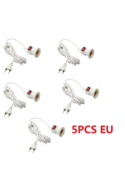 Choice 5pcs EU 2.3M 1/5PCS 2.3M E27 Hanging Indoor Plants Light Holder Garden...