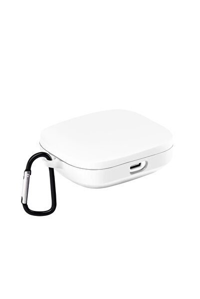 Choice غطاء حماية لسماعات Redmi Buds 6 Active 02 باللون الأبيض، جراب سيليكون لسماعات Redmi Buds 6 Active اللاسلكية بتقنية البلوتوث