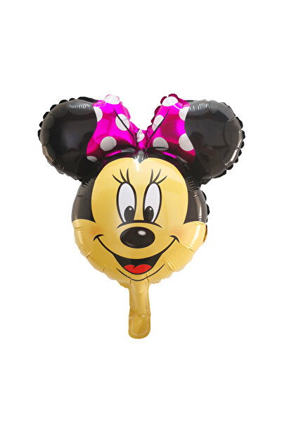 Disney بالونات ميني ماوس صغيرة وردية اللون، 10 قطع، رأس ميكي ماوس صغير، زينة حفلات أعياد الميلاد