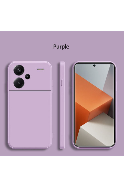 Choice Note 13 Pro Plus 5G Purple For Redmi Note 13 Pro + 5G Square Liquid Si...
