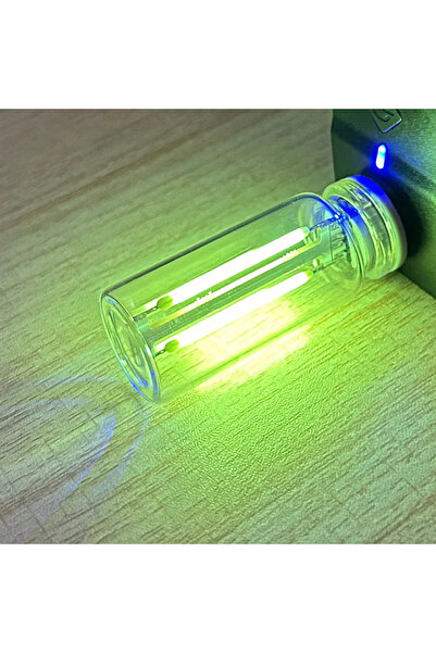 Choice مصباح ليد أخضر عتيق بمنفذ USB مع خاصية التعتيم باللمس، 5 فولت، مصباح ل...