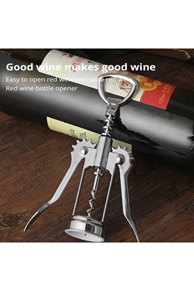 Choice One pack 1pc Stainless SteelWine Corkscrew Wine Opener Multifunctional Zinc Alloy Stainless Corkscre
