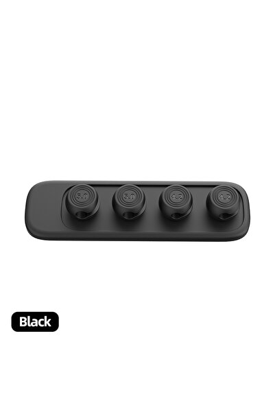 Choice إدارة الكابلات المغناطيسية السوداء، مشابك حامل الكابلات، حافظة كابلات ...