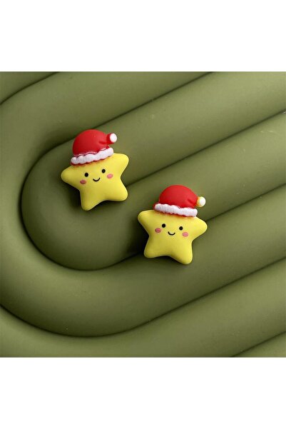 Choice 10 قطع من أشجار سانتا الملونة من كاواي على شكل رجل ثلج من سلسلة عيد ال...