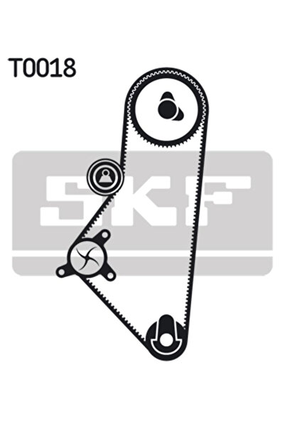 SKF Комплект ангренажен ремък Citroen Bx/Xantia/Xm Peugeot 205 1/205 2/309 2