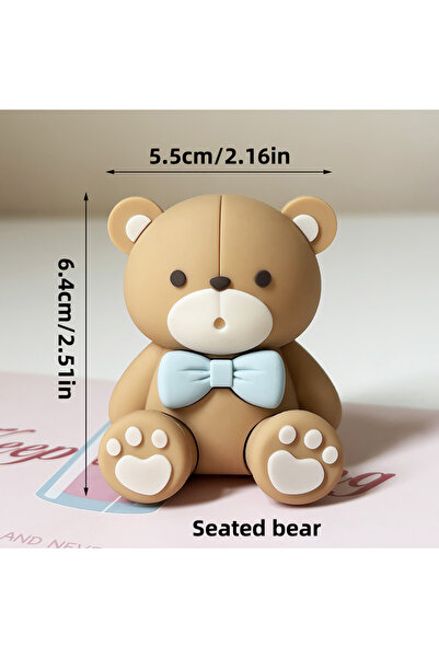 Choice25 seated bear New Bear Cake Topper for Boy Girl Baby Shower Bear Theme...