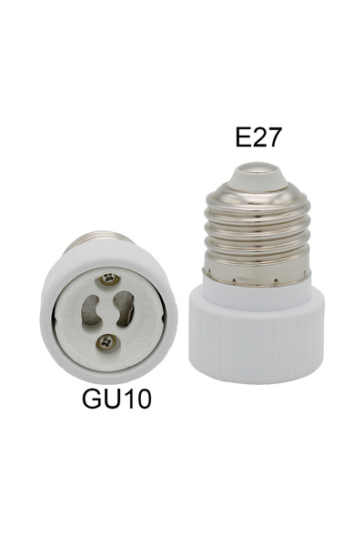 Choice White E27 to GU10 lamp holder conversion GU10 to E27 lamp holder conversion head CE certification...