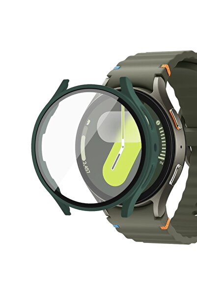 Choice جراب حماية شاشة أخضر لساعة Galaxy Watch 7 مقاس 44 مم، متوافق مع ساعات ...