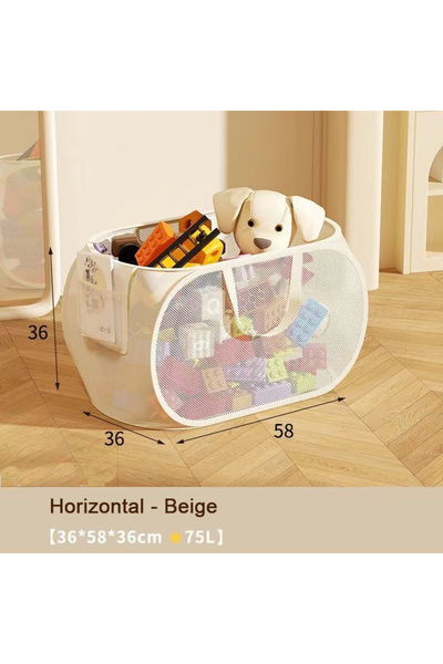 Choice Horizontal Children's Toys Storage Basket Storage Box Sub Block Plush Toy Large capacity Household M