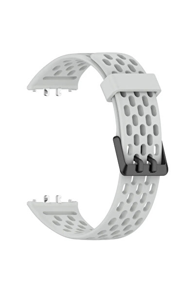 Choice Samsung Galaxy Fit3 Light Grey Breathable Straps for FIT 3 Silicone Ba...
