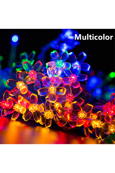 Choice سلسلة أضواء خرافية LED تعمل بمنفذ USB 3M20LED على شكل إكليل زهور الكرز...