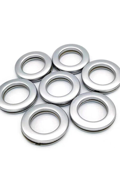Choice 7Pcs 7Pcs Curtain Grommets Curtain Ring Plastic Ring Matte Silver for ...