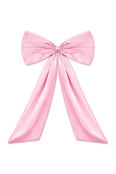 Choice زينة شجرة عيد الميلاد على شكل فيونكة كبيرة باللون الوردي مقاس 65×105 سم لحفلات الزفاف وعيد الميلاد