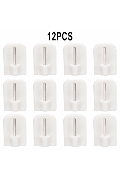 Choice 12 قطعة 4/8/12 قطعة خطافات ستائر خطافات ذاتية اللصق خطافات منزلية عالم...