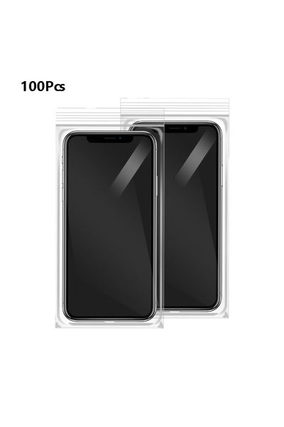 Choice 9x18 سم 100 قطعة 100 قطعة حقيبة عالمية شفافة للهاتف المحمول حقيبة الغب...