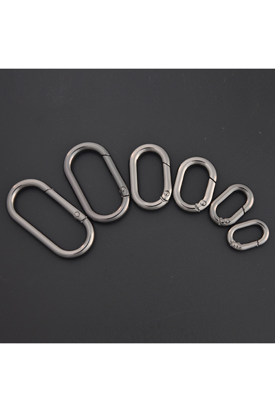 Choice20 5 قطع - 13 مم مسدس معدني 5 قطع معدنية بيضاوية الشكل حلقة O مشبك زنبر...