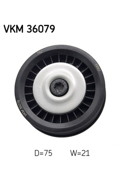 SKF Водещ/задвижващ ремък Задвижваща ролка Dacia Duster/Logan/Sandero Nissan ...