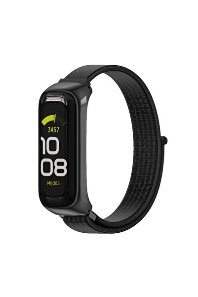 Choice أحزمة سوداء لساعة Galaxy Fit 2 من سامسونج، سوار رياضي بديل من النايلون...