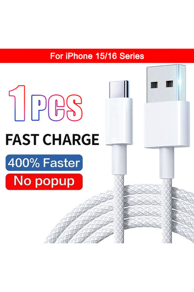 Choice كابل USB من النوع C إلى USB-A بطول 2 متر (قطعة واحدة) يدعم الشحن السري...