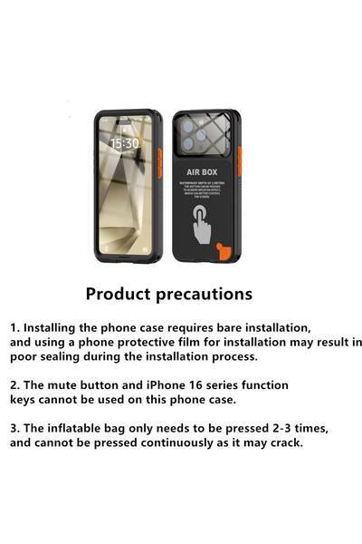 Choice لهاتف iPhone 16 ProMax أسود Shellbox Fashion Window Photography تحت ال...