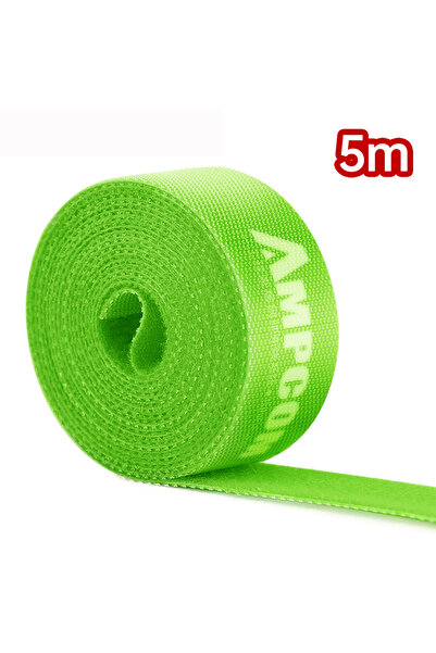 Choice GN 5M AMPCOM شريط لاصق وحلقة شرائط شريط التثبيت منظم كابلات النايلون إ...