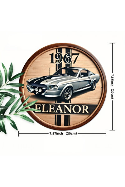 HELLOYOUNG لوحة دائرية خشبية مسطحة بتصميم ريفي متعدد الأغراض، مقاس 20×20 سم، ...