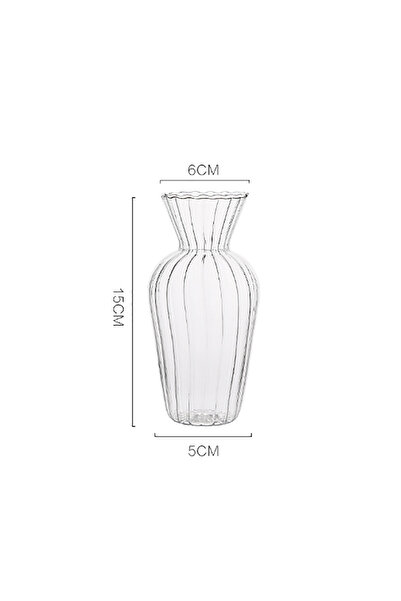 Choice مزهريات شفافة بتصميم إبداعي إسكندنافي شفاف، قطعة واحدة، لزجاجة نباتات ...