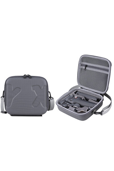 Choice حقيبة سفر رمادية اللون لـ DJI OM 7P/ OM7 - حقيبة تخزين محمولة صلبة تناسب DJI Osmo Mob