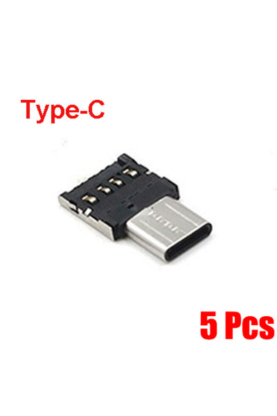 Choice 5 قطع من النوع C 1-5 قطع محول USB OTG Micro USB/ Type C من USB-C ذكر إ...