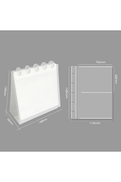 Choice مجموعة INS 3.5 بوصة من ألبوم سطح المكتب الشفاف البسيط مقاس 3 بوصات من ...