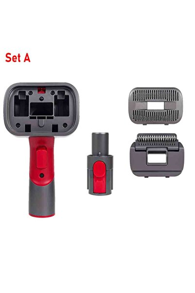 Choice SET A 2-In-1 Dog Hair Vacuum Brush Kit For Grooming & Shedding For Dyson V6 V7 V8 V10 V11 V15 Remove
