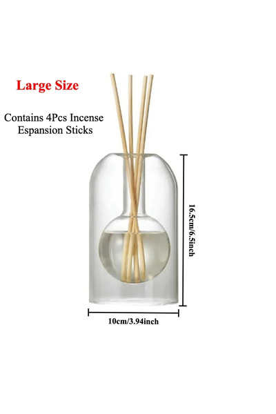 Choice Style A 200ML 130/200ML Transparent Glass Aromatherapy Diffuser Bottle...