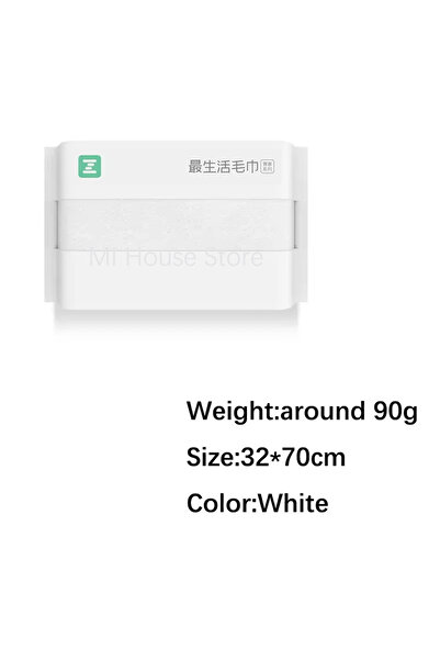 Xiaomi WHITE From Youpin ZSH Towel Young Series Polyegiene Antibacterical 100% Cotton Highly Absorbent ...