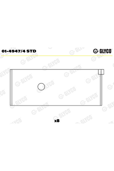 GLYCO Лагери на мотовилките Chevrolet Cruze Fiat Sedici