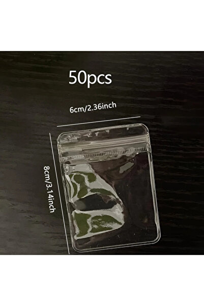 Choice L-50pcs 50/100/200pcs-Transparent Zipper Bags Dust-proof and Anti-oxidation Pockets Used for Packagi