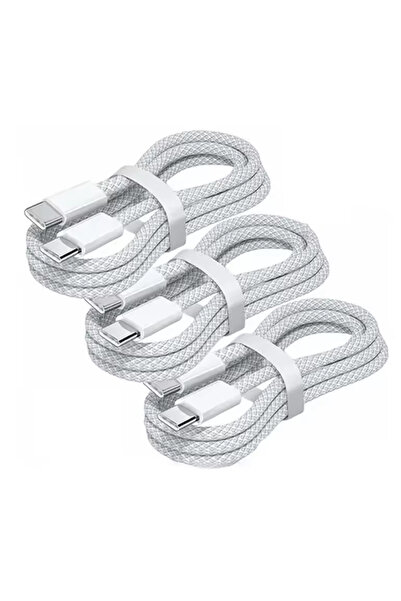 Choice 1.5 متر 3 قطع NNBILI 3 قطع كابل شاحن USB C إلى USB C PD 60 واط شحن سري...