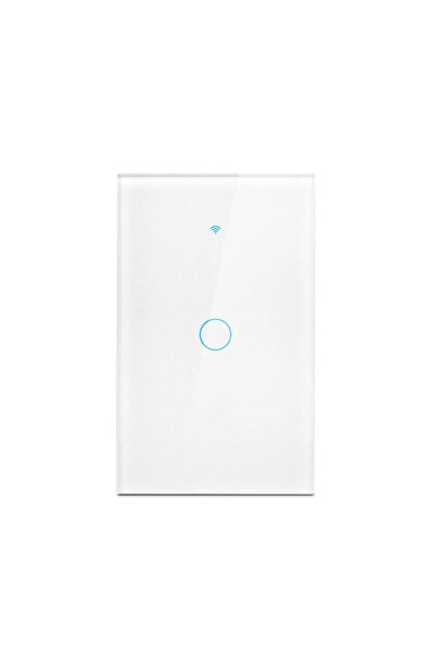 Choice4 white 1 gang Tuya US WiFi Smart Wall Switch RF433 1/2/3 Gang No Neutr...