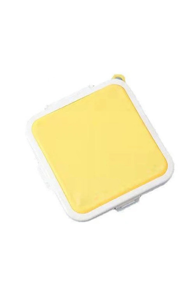 Choice صندوق تخزين خبز التوست/ساندويتشات أصفر من جاستنلاو، صندوق تخزين محمول قابل لإعادة الاستخدام