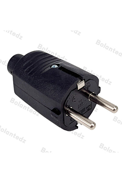 Choice Male Black European 16A Grounded Industry Assemble Wiring Plug Germany Russia Power Cable Connector