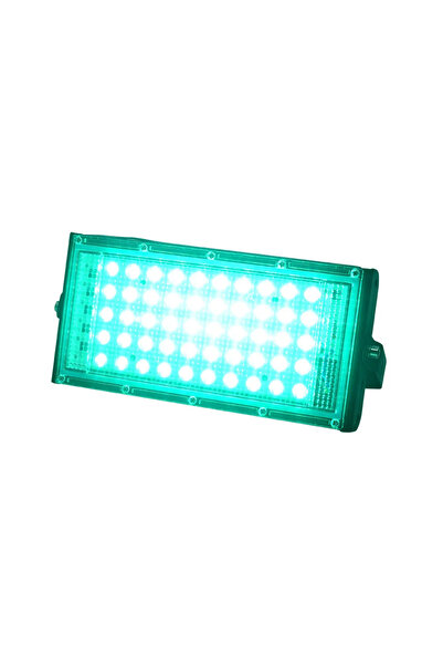 Choice ضوء أخضر 50 واط LED RGB كشاف ضوء خارجي AC220V IP66 مقاوم للماء عاكس كش...