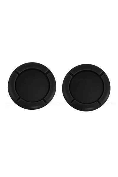 Choice قطعتان من أغطية قبضة الإبهام السوداء لجهاز تحكم Nintendo Switch/OLED/L...