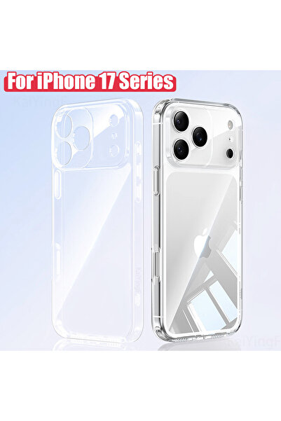 Choice جراب هاتف iPhone 17 Pro Max فاخر شفاف لهاتف iPhone 17 Pro Max غطاء خلفي ناعم من السيليكون TPU