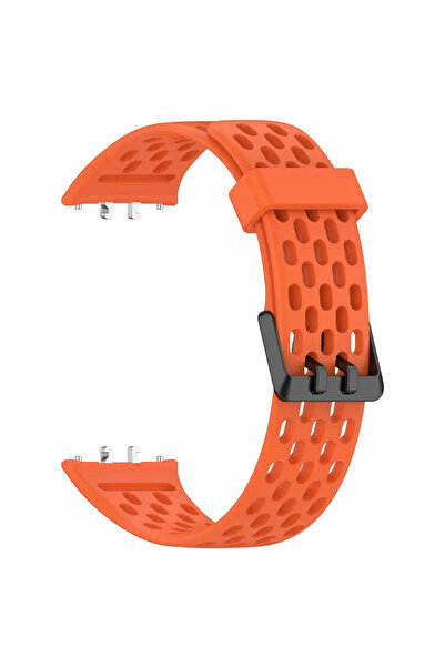 Choice Samsung Galaxy Fit3 Orange Breathable Straps for FIT 3 Silicone Band W...
