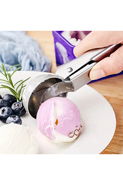 Choice1 S Premium Stainless Steel Ice Cream Scoop Multifunctional Fruit Scoop Kitchen Supplies Easy to Use .