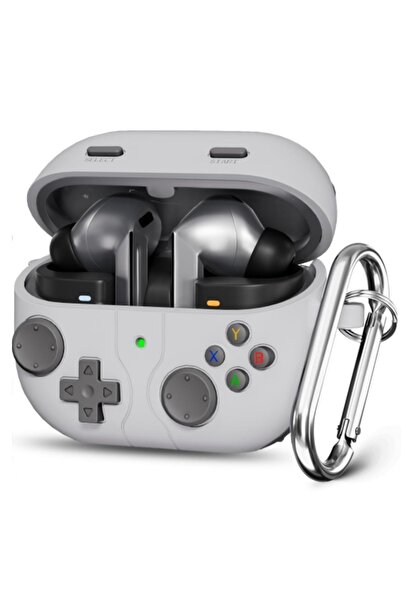 Choice جراب رمادي لسماعات Galaxy Buds 3 Pro، متوافق مع Buds 3 و Buds 3 Pro، م...