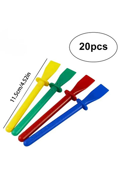 Choice 20 قطعة من الألوان العشوائية 11.5 سم، 20 قطعة من موزعات الغراء، أعواد ...