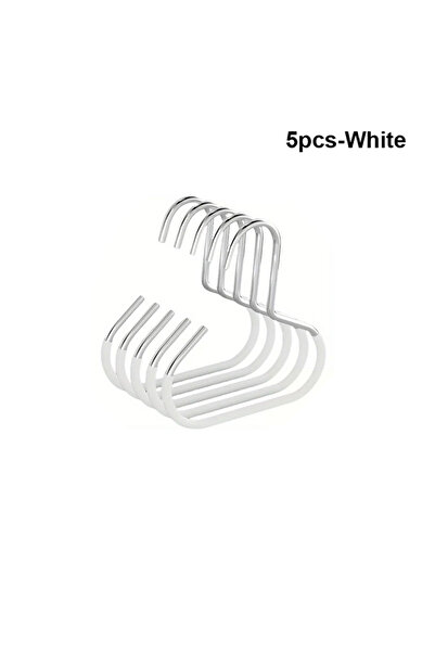 Choice أبيض - 5 قطع من حلقات تعليق القبعات الدائرية المتينة متعددة الاستخداما...