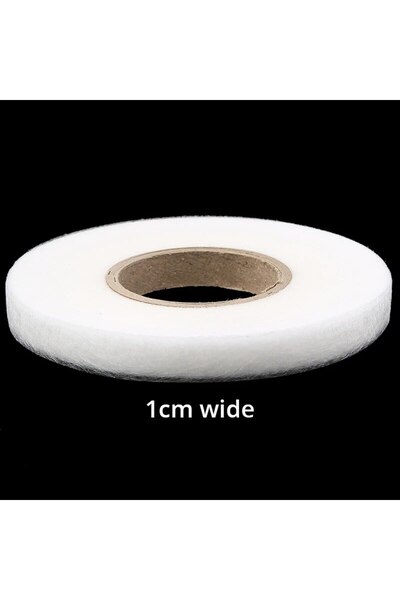 Choice شريط لاصق مزدوج الجوانب بسمك 1 سم، قطعة واحدة، للصق بطانة قماش غير منس...